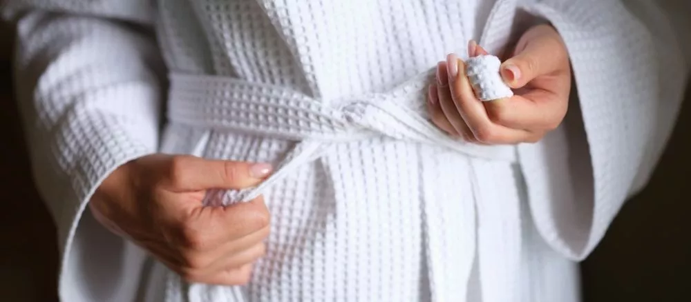 Peignoir détente spa 